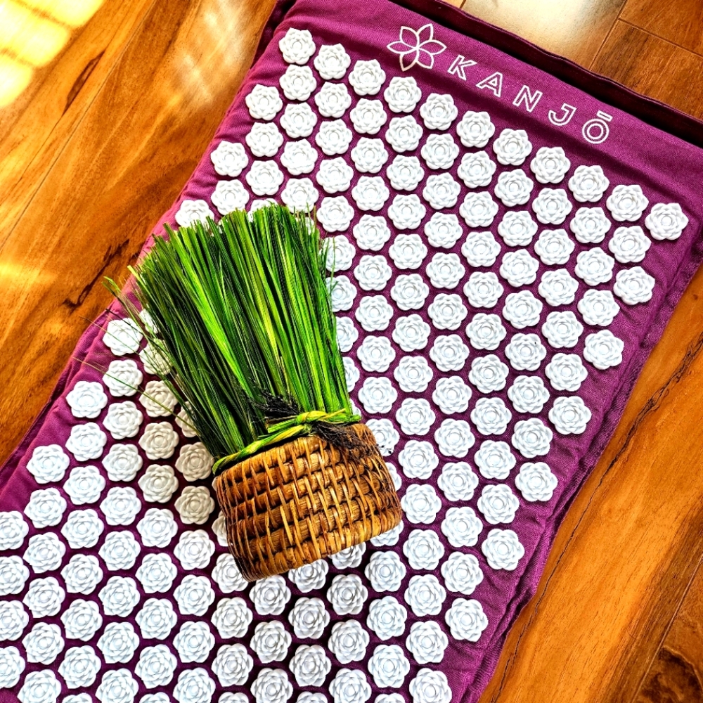 KANJO Purple/White Acupressure Mat (NWOT)